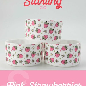 Pink Strawberries Tumbler Boots