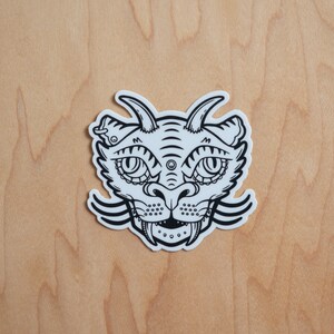Vinyl Sticker - Tiger Creature