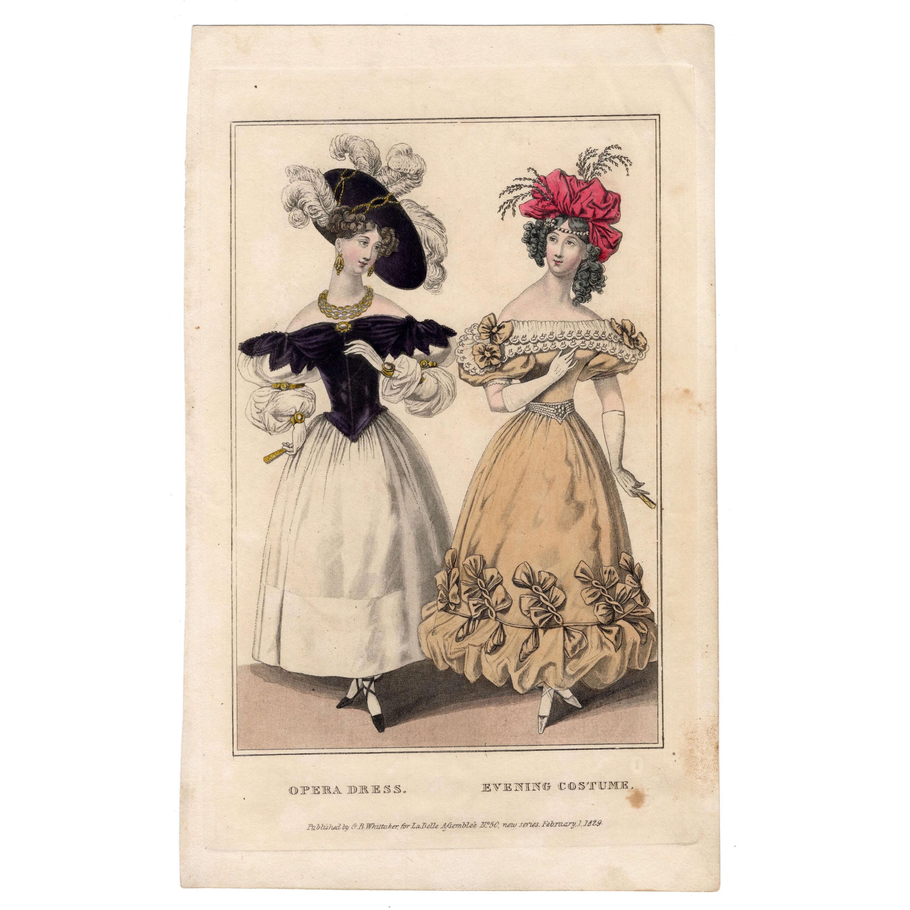 1800's Evening Dress - Etsy