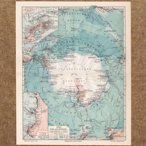 1800年代のオーストラリアの地図 067 南半球 旅行 休暇 冒険 島 オズ