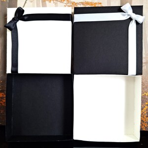 Maak je doosgrootte, lege geschenkdoos bruiloft, geschenkdoos sieraden, doos verjaardag en valentijn, handgemaakte geschenkdoos voor vrouw, man, moeder en vader