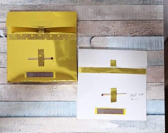 Boîte-cadeau de Noël fait main, carte-cadeau de Noël, offrez une carte de voeux à votre père, mère, femme et mari | Carte postale Joyeux Noël pour elle