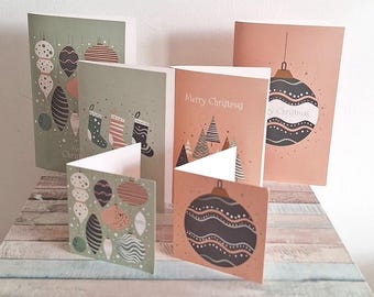 Carte-cadeau Joyeux Noël, carte postale de Noël, offrez une carte de voeux à votre père, mère, femme et mari | Carte postale joyeux Noël avec enveloppe