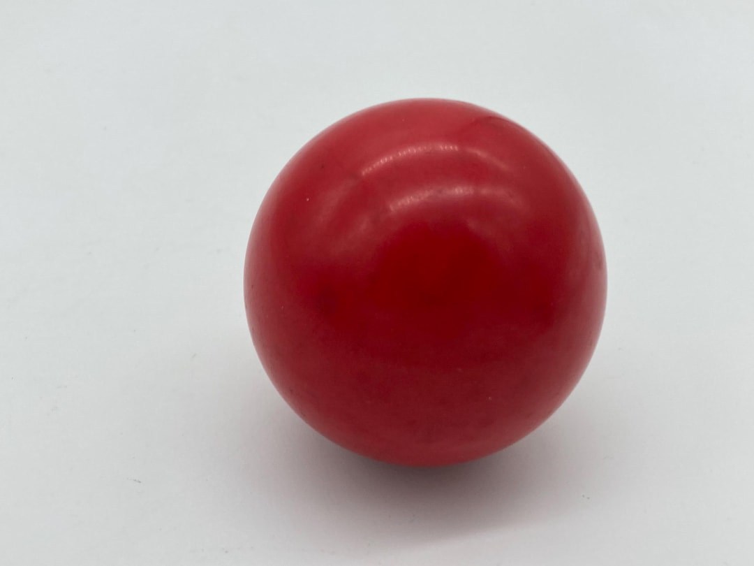 RED BAKELITE BALL - Etsy