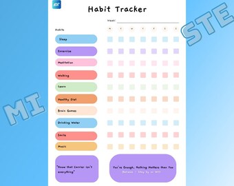 Transform Your Habits and Achieve Your Goals with MiSTe's Powerful Habit Trackers!