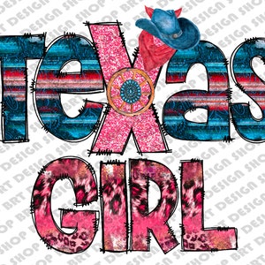 Texas Girl Png, Small Town Girl, Texas Png, Western Png, Country Png, Cowgirl Png, Leopardo, Daisy Girl, Diseño de sublimación, Descarga digital