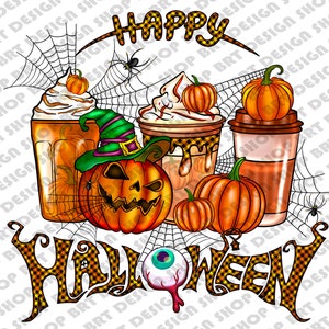 Happy Halloween Png, Witchy Png, Pumpkin Png, Ghost Png, Halloween Png, Spooky Png, Trick Or Treat, Sublimation Designs, Digital Download