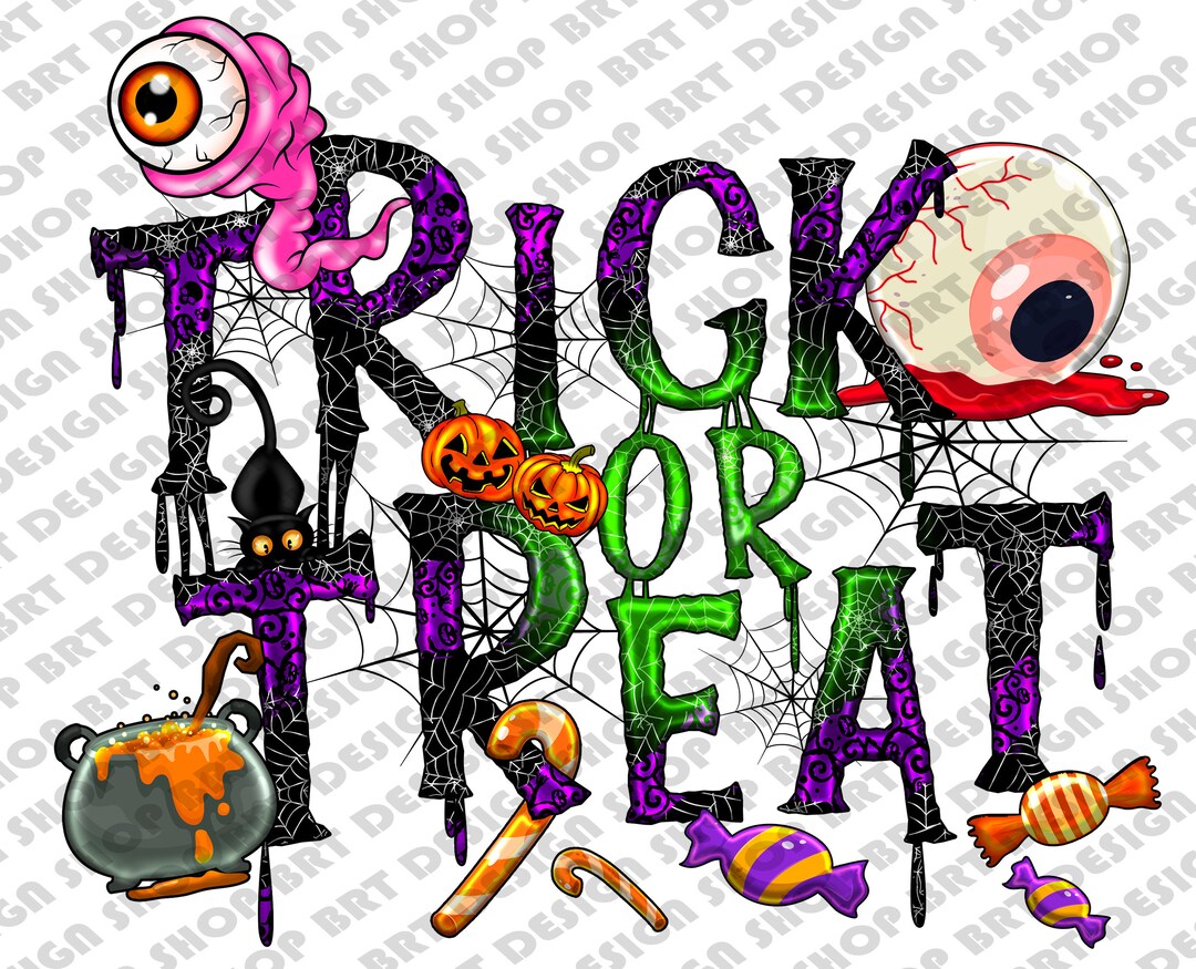 Trick or Treat Png, Witchy Png, Pumpkin Png, Ghost Png, Halloween Png ...