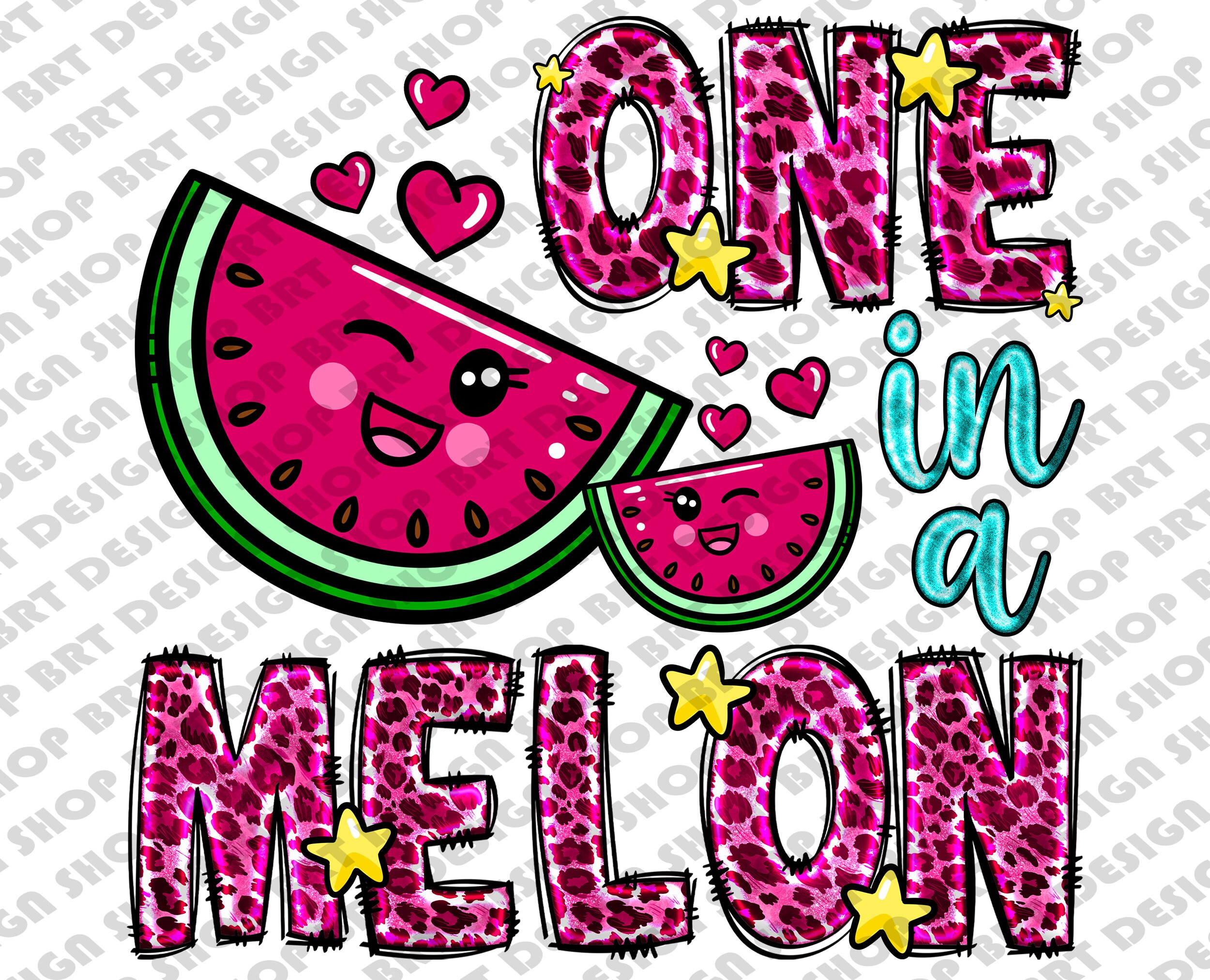 One in A Melon Png Watermelon Png Summer Png Vacation - Etsy