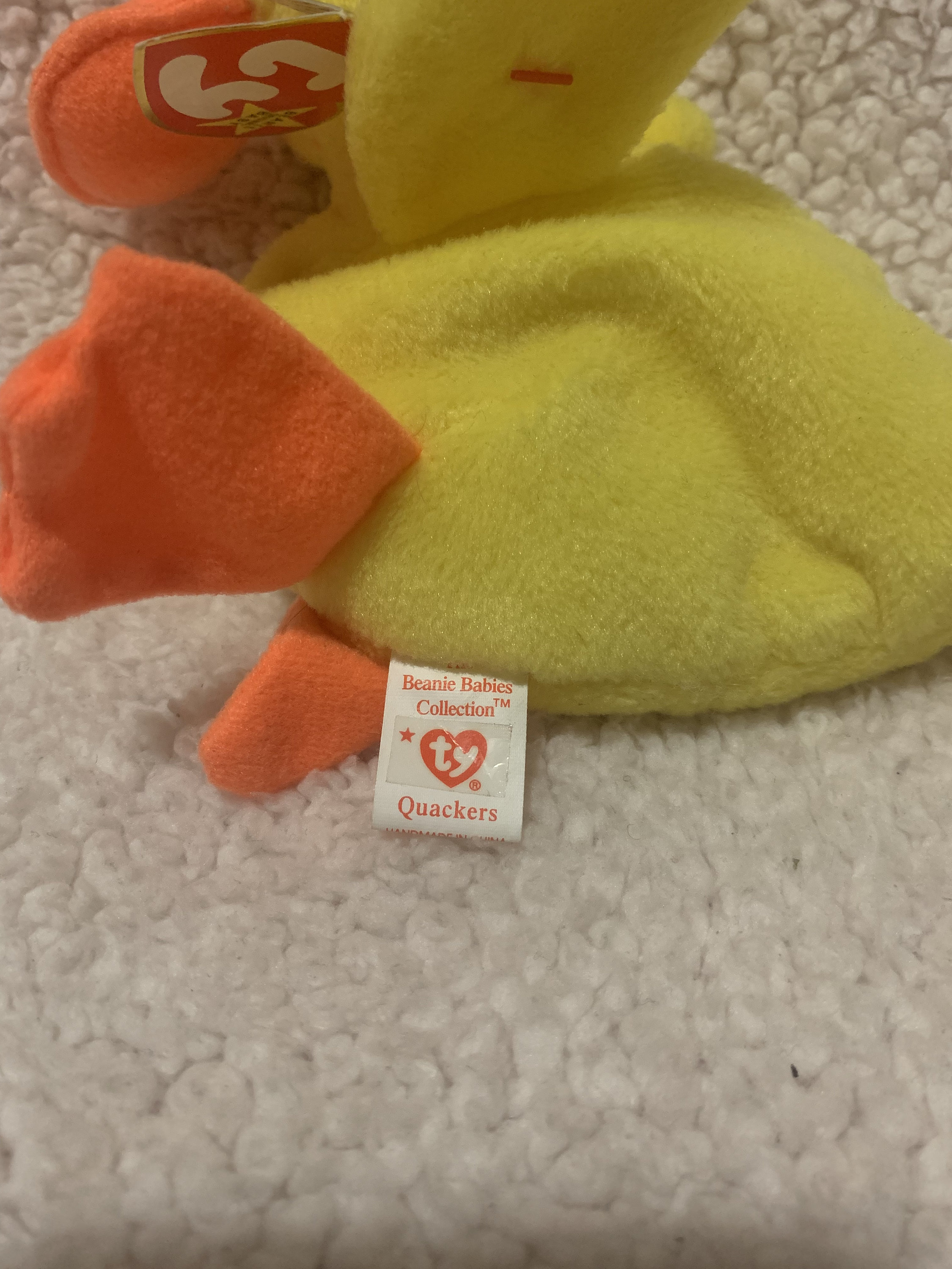 Ty Beanie Babies Quackers Etsy