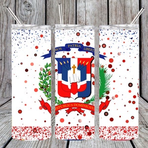 Republica Dominicana tumblers 20 oz Escudo png , imprimible