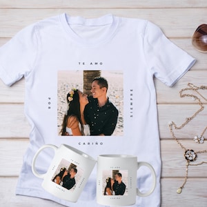 Personalized Couples Gifts for Boyfriends, Gifts for Couples, Valentine&#39;s Day Gifts, Love, Custom Tshirt, Digital