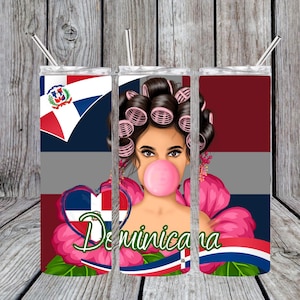 Dominican Republic tumbler 20 oz / dominican png digital