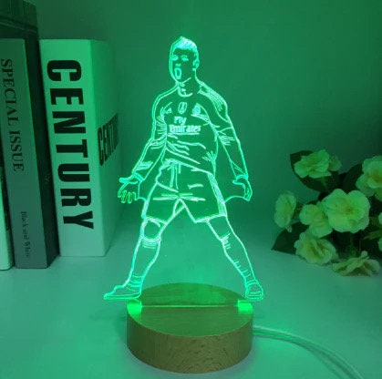 CR7 Cristiano Ronaldo - 3D Line Lamp