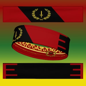 Black American Heritage Flag Headband