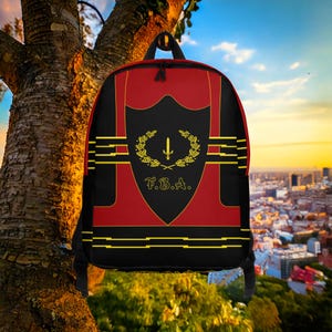 Black American Heritage Flag Backpack