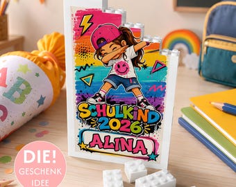 Personalized back-to-school gift for 2026 - Gift idea for girls - Schoolchild starting school - Graffiti style cool gift