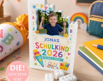 Back to School Gift 2026 - Personalized Photo Gift for Schoolchildren - Gift Idea for Boys and Girls - Back to School Gift