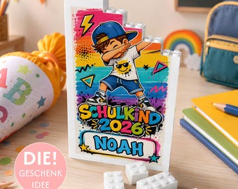Personalized back-to-school gift for 2026 - Gift idea for boys - Schoolchild starting school - Graffiti style cool gift