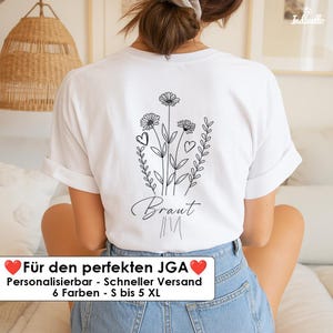 JGA Shirts Frauen - Braut T-Shirt - Bride to be - Team Braut Shirt - Junggesellinnenabschied - Team Braut Shirt - Jga Ideen - Braut und