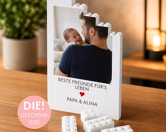Personalized birth gift - Photo gift for dad - Sibling gift - Photo gift for father - Puzzle