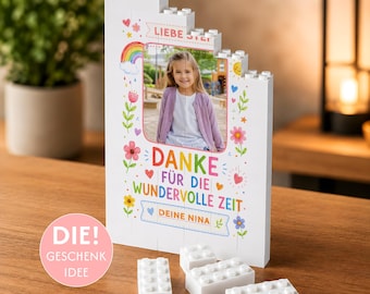Personalized Kindergarten Farewell Gift - Thank You Teacher Gift Idea Photo Gift - Preschool Farewell Kindergarten with Name Rainbow
