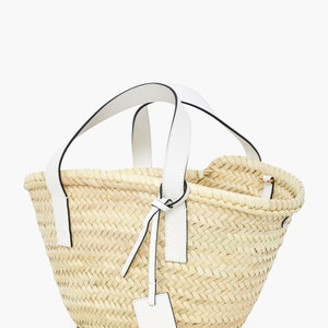 Straw Bag, Straw Basket, Natural Bag, Beach Bag, Handmade Bag, Morocco Bag, Moroccan Basket, French Basket, Summer Bag, sustainable bag. image 3