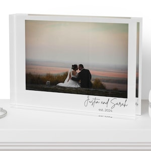 Personalized Acrylic Photo Block, Custom Photo Acrylic Plaque, Wedding Gift, Family Gift, Photo Print Acrylic Gifts, Anniversary Gift