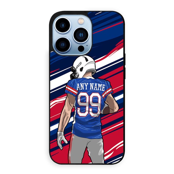 Personalized American Football New England Patriots Jersey Name and Number Phone Case iPhone 16 15 14 13 12 11 Samsung S24 S23 S22 S21 S20 Etsy UK
