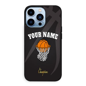 Personalized for Basketball Fans Sports Phone Cases Custom You Name iPhone 16 15 14 13 12 11 XS XR, Samsung S23 S22 S21 S20 Cover