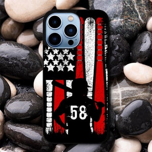 Personalisierte Ihr Telefon Fall Baseball Coole Geschenke für Männer Frauen Kinder kompatibel mit Iphone 12 13 Pro Max