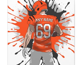 Personalized Bengals Jersey PNG, American Football Design (Digital Download)