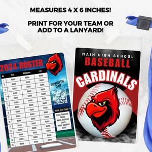 Editable Baseball Team Roster Canva Template Baseball Team Player ...