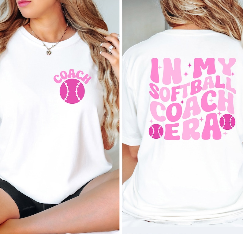 In My Softball Coach Era SVG PNG Softball Coach Shirt Design in My Era