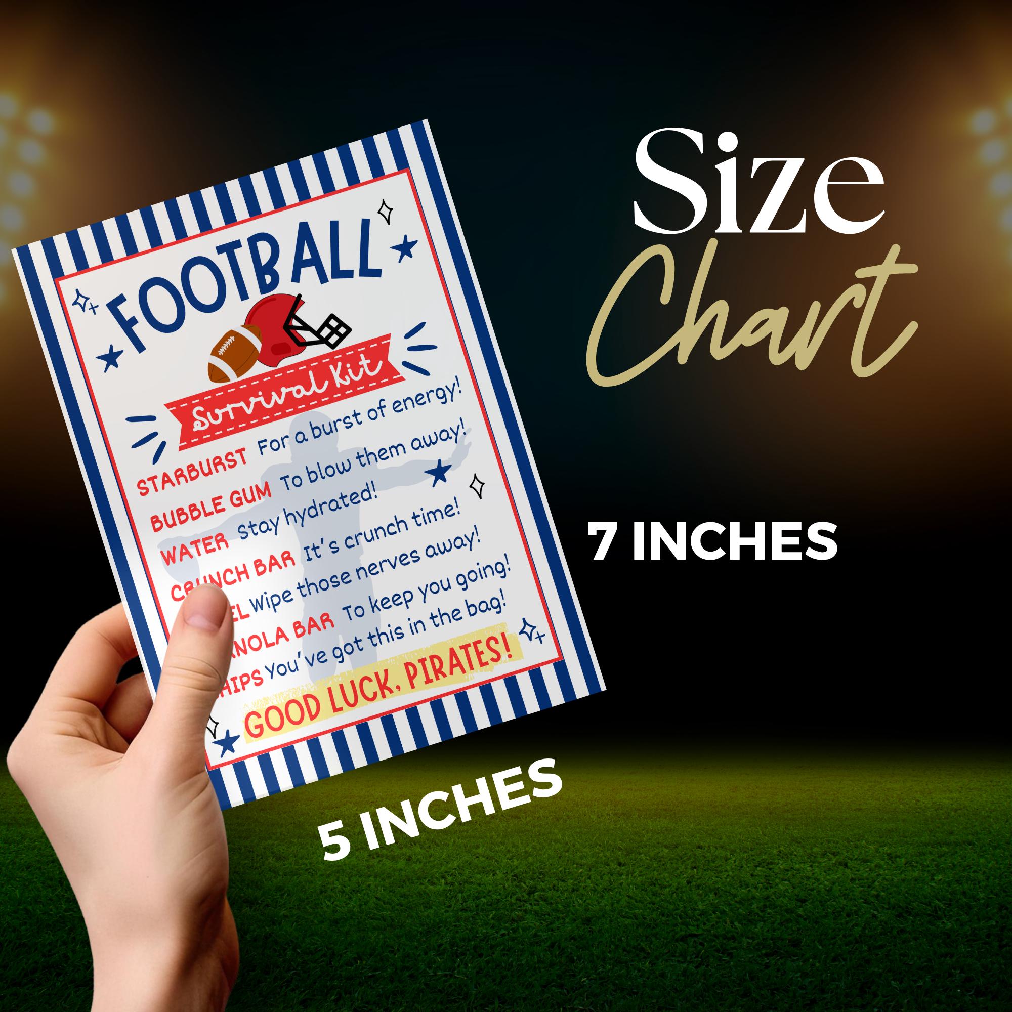Soccer Team Survival Kit Editable Soccer Game Day Snack Bag Tag Soccer ...