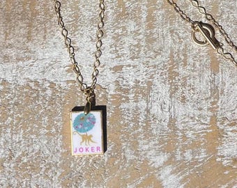 Mahjong-inspired Pendant Necklace