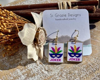 Mahjong Reversible Drop Earrings