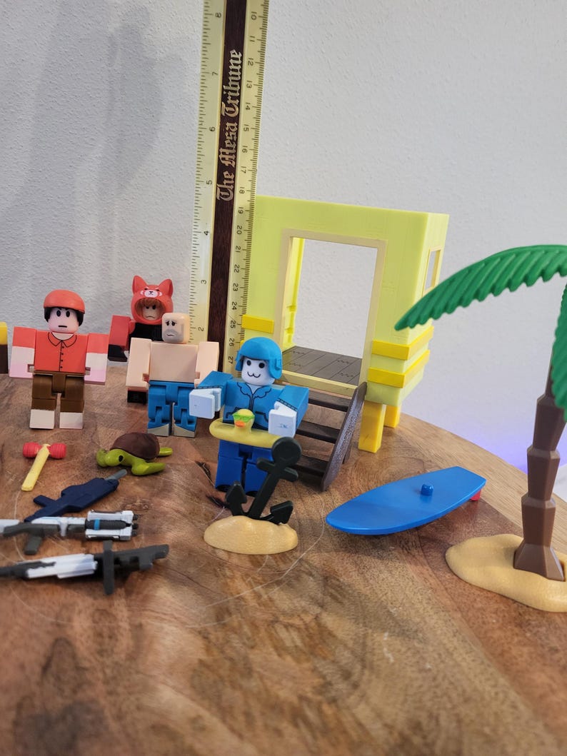 Roblox Arsenal Operation Beach Day Delux Play Set With Figures Etsy Il 9i1k 