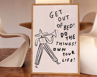 Retro Wall Art, Quote art print, Retro Frame Print, Trendy Wall Art, Check Print, Dorm Room Decor, Aesthetic Wall Art, Digital Print, Bundle