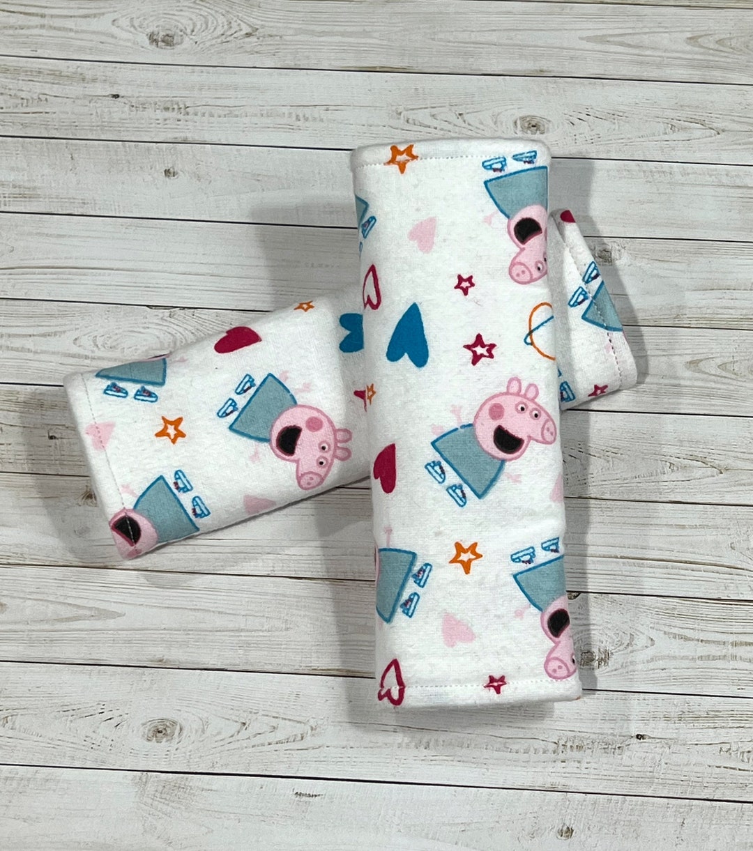 Peppa Pig Car Seat Strap Covers Etsy