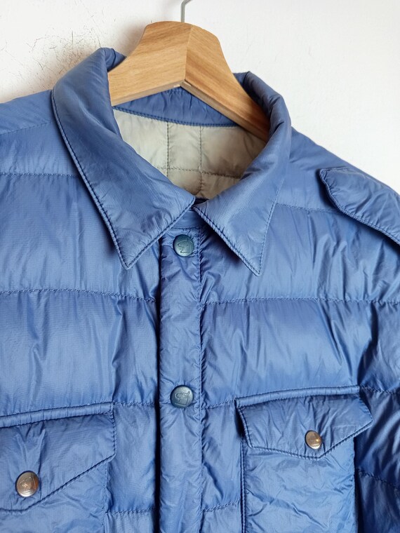 Montecore Packable Down Jacket Men S Blue Lightwe… - image 3