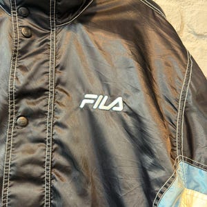 Vintage Fila x EHC Bären Neuwied coachjack afbeelding 5