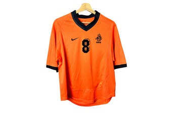 Amazing (B095) Nike x Netherlands 2000 home Edgar Davids jersey.