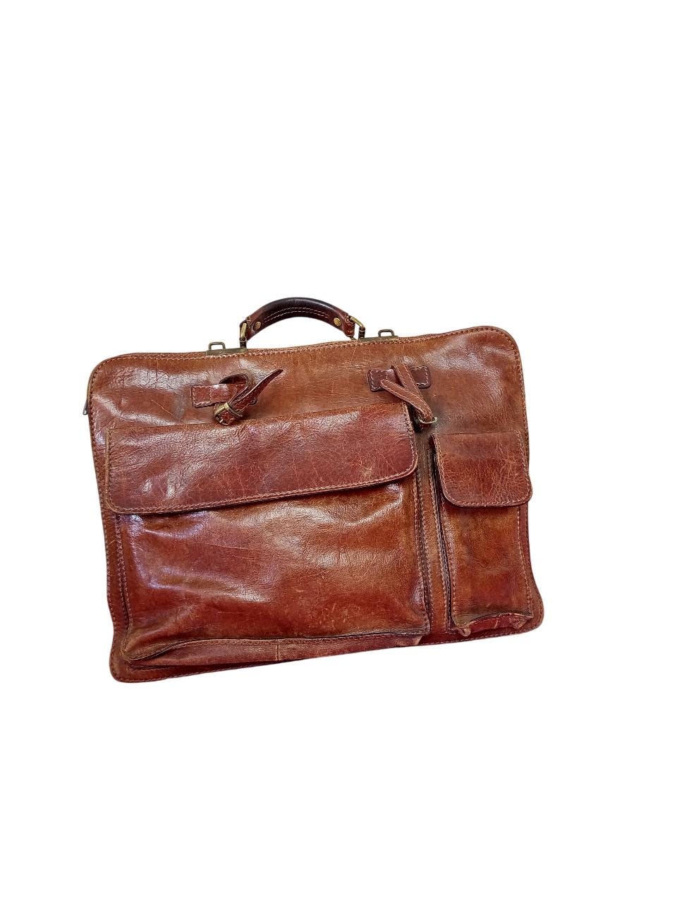 The Bridge ザブリッジ　レザーブリーフケース The Bridge Leather Men's Briefcase/Document Case for sale | eBay