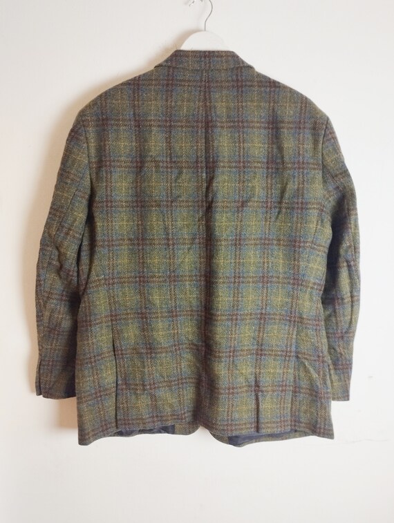 Vintage 90's Harris Tweed wool blazer XXL - image 8