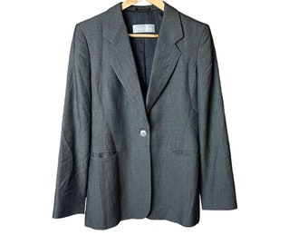 blazer gris Max Mara des années 90