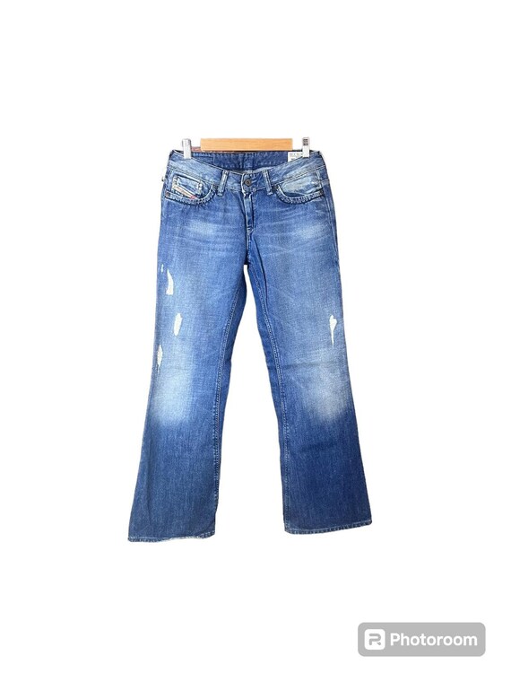 パンツ 00s diesel bush damage flared denim Y2K 00s archive flare denim pants damage Y2K - メルカリ