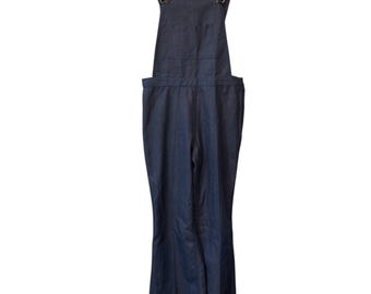 Vintage 70s Terrific Salik Jeans Deadstock Bell Bottom coverall new without tags