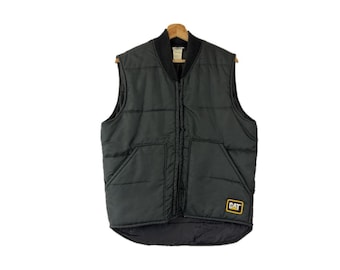 Vintage 90s made in USA Cat Caterpillar Inc. Vest