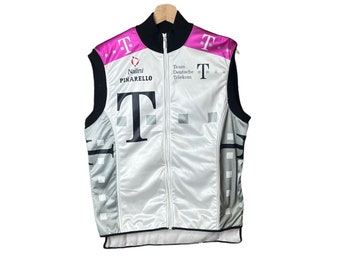 Gilet da ciclismo vintage del 1997 Nalini x Team Deutsche Telekom